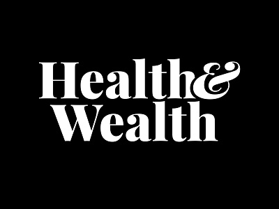 Health & Wealth brandalist design health identity logo wealth