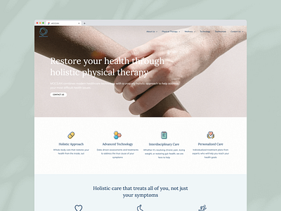 MOCEAN Website landingpage ui ux web website