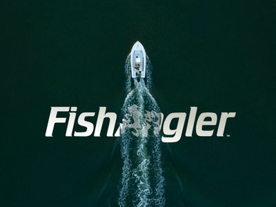 FishAngler Intro advertisement boat boating brand architect brand story brand strategy branding fish fish logo fishing font design graphic design identity design logo logotype outdoor logo outdoor mockup outdoors photoshop