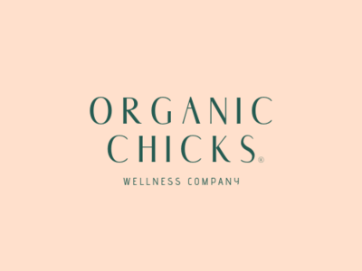 Organic Chicks Identity branding font design idenitity identity design logo logotype