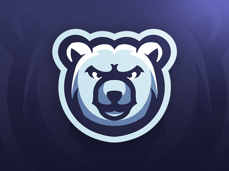 White Bear Mascot Logo