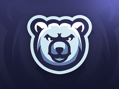 White Bear Mascot Logo