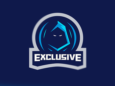 Ninja Mascot Logo for Exclusive blue branding design e sports illustration logo mascot mascot logo