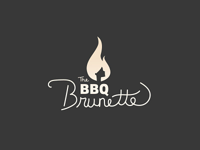 BBQ Logo branding design graphic design hand lettering logo
