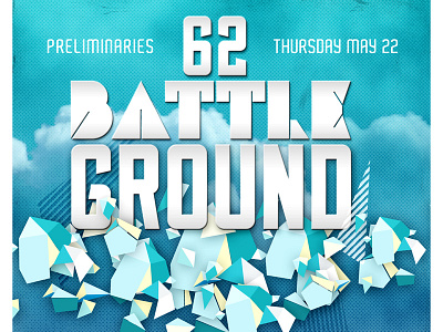 Battle Ground Poster graphic design poster typography