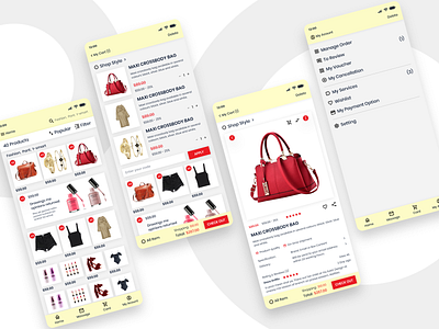 eCommerce Mobile App UI