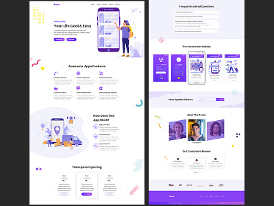 Appqq app application apps business clean colors creative design illustration multipurpose psd psd design typography ui ux vector web web deisgn