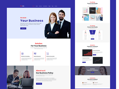 Bizever 1 2019 trend adobe photoshop agency agency branding agency landing page business character illustration colorful corporate creative digital gradient landing page minimal startup typography ui ux web web deisgn
