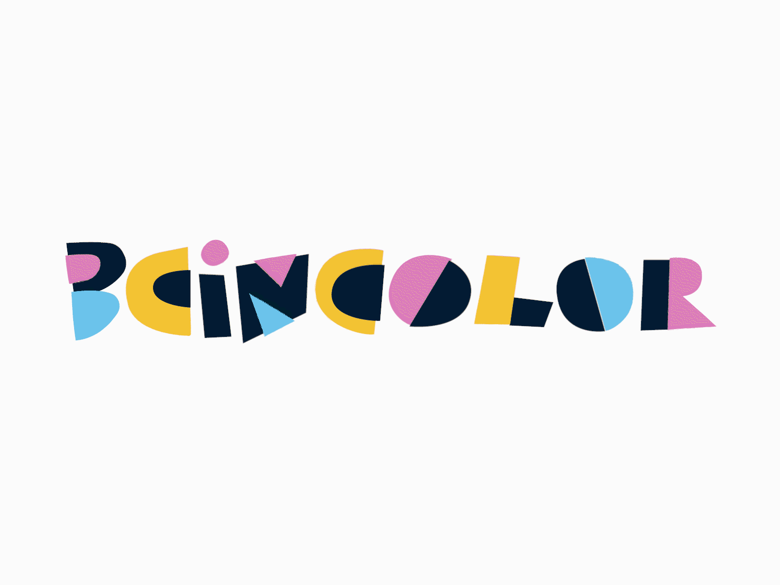 BCinColor branding animated logo branding color pallete design ecommerce employee engagement identity logo typography vector
