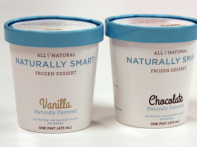 Naturally Smart - Pint Design design icecream natural package