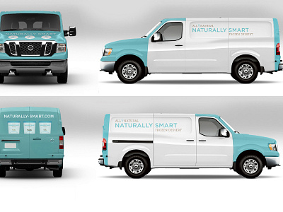 Naturally Smart Van Wrap ice cream van vehiclewrap