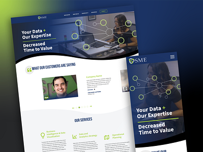 SME Solutions Homepage design homepage ui userinterface ux web design