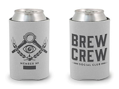 Koozies bar beer branding brewery coffee craft