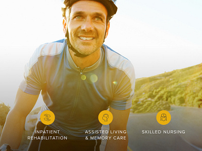 Brooks Health Homepage design healthcare hospital rehab responsive web