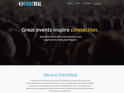 EventReal Homepage Panel 1