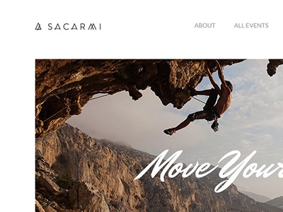 Sacarmi Homepage Design