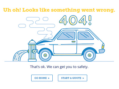 Brightway 404 Error Page 404 error page monoweight illustration