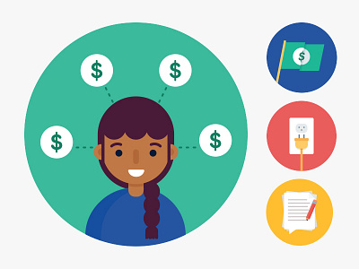 Illustrations for Nonprofit Landing Page