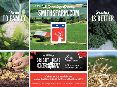 Smith's Farm Print Ad ad design farm print