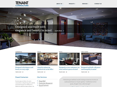 Homepage Concept web design