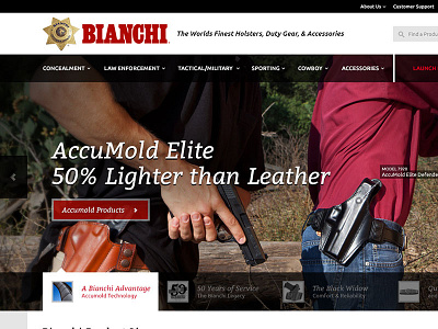 Bianchi - Homepage Comp web design website