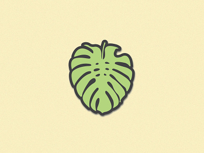 Monstera branding colorful design drawing graphic icon illustration illustrator leaf leaf logo logo nature plant tree trend trending trending graphics trendy vector