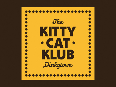 Kitty Cat Klub branding identity minneapolis retro typography vintage