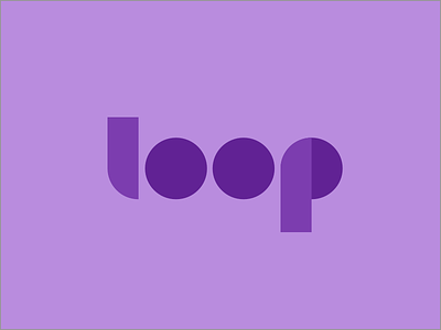 Loop Logo geometry logo teleconferencing ui