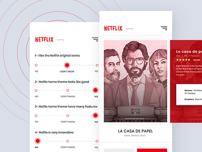 Netflix - Survey App app netflix netflix survey survey