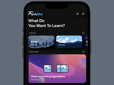 Fusion : Learning App Concept