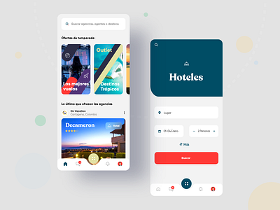 Social media for travel agencies app design mobile product design typography ui ux visual design