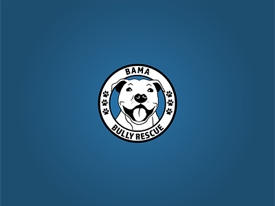 Logo for non-profit Bama Bully Rescue branding invite logo logo design