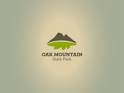 Logo for Oak Mountain State Park branding invite logo logo design