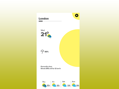 Weather Apps london ui ux weather