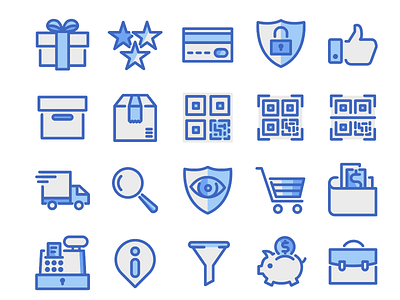 ecommerce all the way! ecommerce icon design icon set illustrator line icon simple