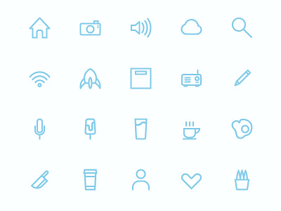 Everything 50 icon illustrator line icon