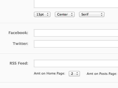 Content is King! form grey input select simple ui white