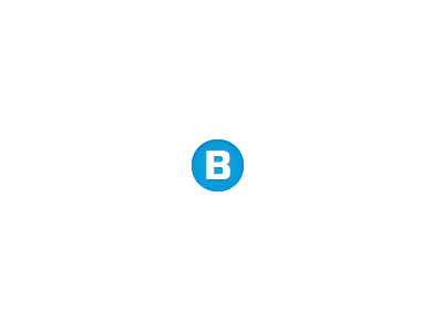 B is for Brad :) b blue letter