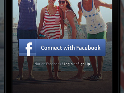 Connect with Facebook auth button connect facebook facebook button login signup