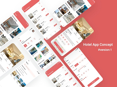 Hotel concept App app graphic design hotel app hotel booking hotel branding hotel management mobile app design photoshop design sketch app ui design ux design xd design