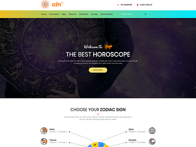 Astrology - Landing Page