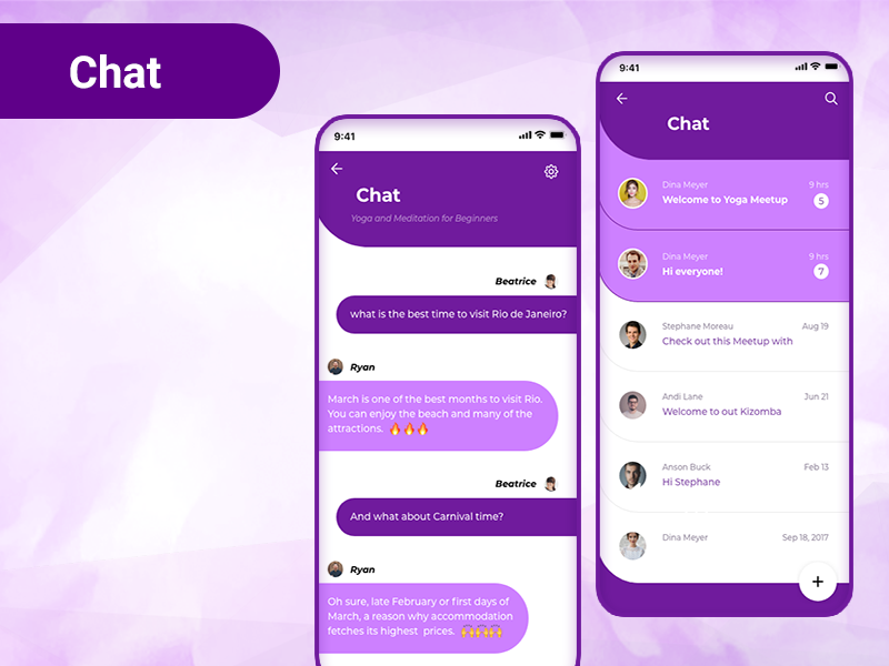 Chat Screen comunication ui ux design xd design photoshop design chatting chat chat app