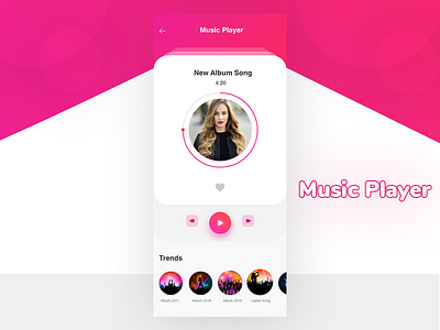 Music Player album mobile app music app music player music screen photoshop design songs ui design ux design xd design