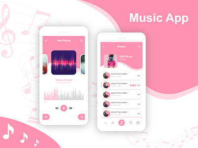 Music App illustrator design mobile app design music album music app music app ui music player photoshop design sketchapp songs ui design ux design xd design