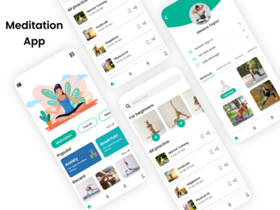 Meditation App by MicraSol - App Development Company on Dribbble