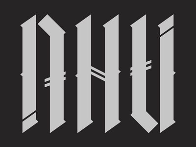 Ambigram ANTI wip ambigram anti design font wip