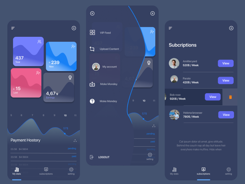 wallet app by Dede Wahidin Pamungkas on Dribbble