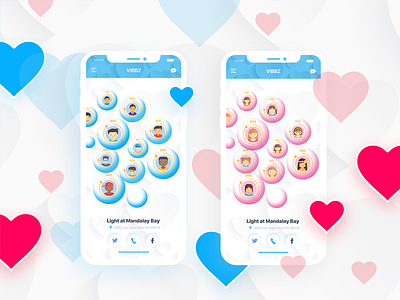 User Dating Screen app design mobile design