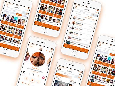 India Music App app design