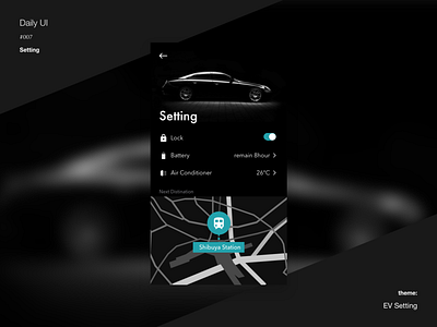 Daily UI #007 Settings adobexd dailyui